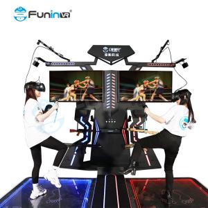 Multiplayer Metal Stand Up Flight VR Simulator Perfect Combination of Speed