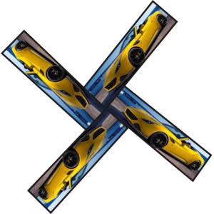 Indoor Portable Free Standing Movable 2.5mm LED Digital Poster Screen Display