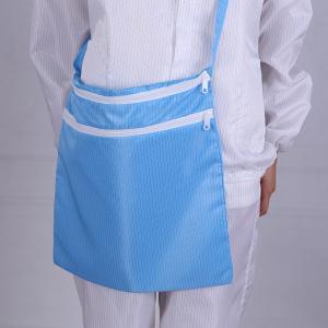 China Anti Static Workwear Cleanroom ESD Clean Room Polyester Bag ESD Ziplock Fabric Bag esd Bags Anti-static Bag With Zipper factory