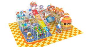 China Large Soft Play Indoor Playground Equipment 500m2 PVC Material on sale