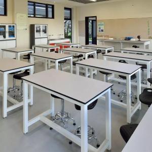 China Ceramic School Laboratory Furniture Science Lab Equipments Movable With Chair SEFA 8M factory