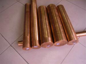 China Industrial Round Shaped Copper Products , Big Diameter Red Copper Bar factory