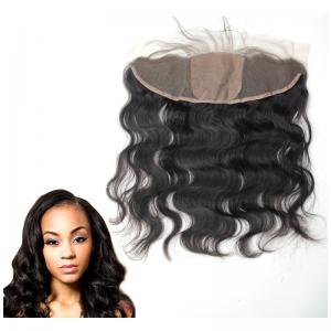 China Ear To Ear Silk Base Lace Front Hair Closure With Hidden Knots Body Wave factory