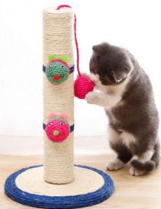 China Small Sisal Cat Indoor Climbing Frame Scratcher Column Frame Claw Point factory
