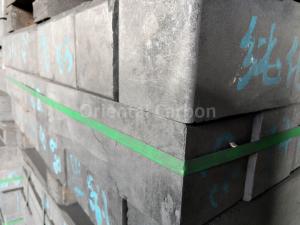 China High Purification Fine Structure Cold Mold Graphite Block with High Density factory