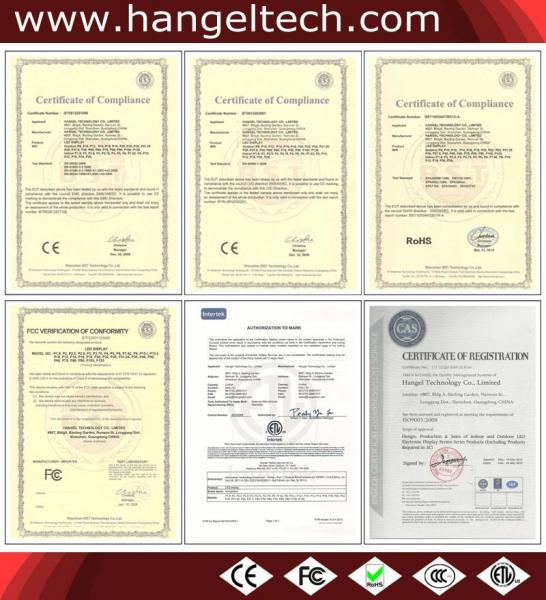 international Certified Indoor LED Rental Screen Wall