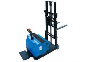 China 1000Kg Load Capacity Electric Pallet Stacker , Pedestrian Pallet Stacker With Emergency Stop Switch factory
