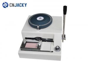 China Manual ID Cards Plastic Card Embossing Machine With Russian Code And Engilsh Code on sale