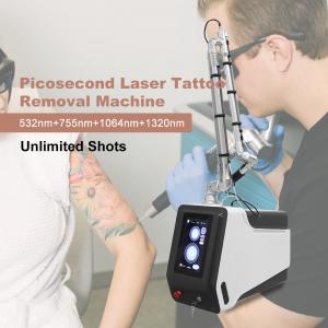 China Portable  Q Switched ND YAG Laser Machine 532nm Tattoo Removal Touch Screen factory