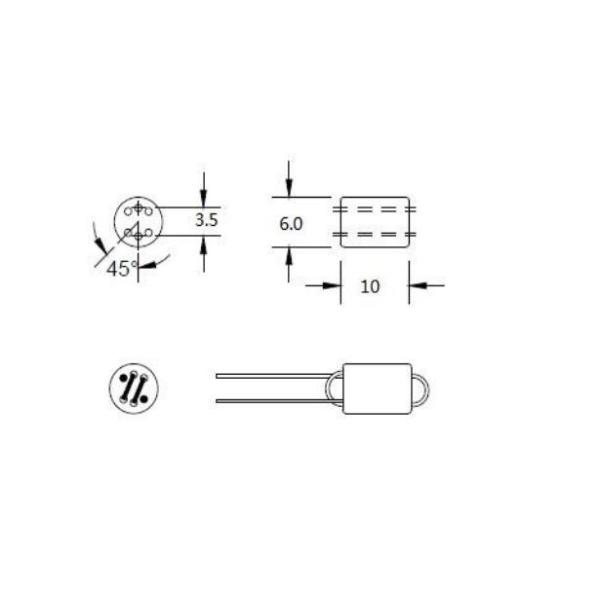 High Impedance DIP Power Inductor / Ferrite Bead Inductor Customized With 4mm Lead Length
