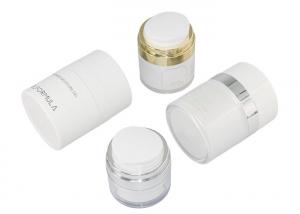 China MS Shell PETG Airless Jar 15g 30g 50g For Facial Creams Lotions Cosmetics on sale