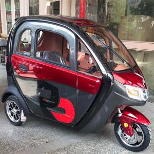 China 60V 1200W Enclosed Cabin 3 Wheel Electric Tricycle factory