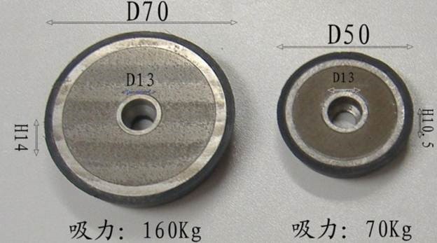 Rubber Threaded Bushing Magnet
