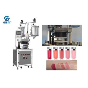 China 20L Double Layer Tank Lip Gloss Production Machine With Servo Motor factory