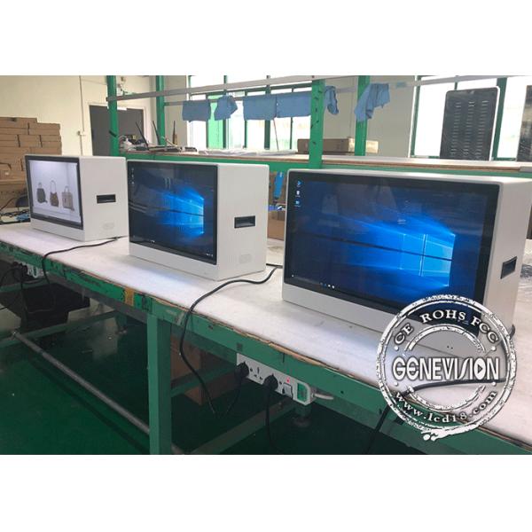 Interactive Touch Screen Transparent Lcd Showcase 21.5 Inch With Windows / WIFI