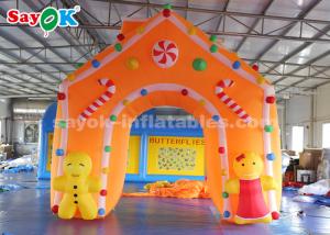 China C4*4m Oxford Fabric Inflatable Christmas Archway For Holiday Decorations factory