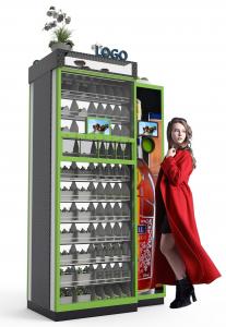 China QR Code Potted Flowers Smart Bouquet Vending Machine 20-40 KU factory