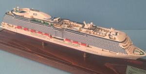 China Custom Handcrafted Model Ships With Regal Princess Cruise Ship Series factory