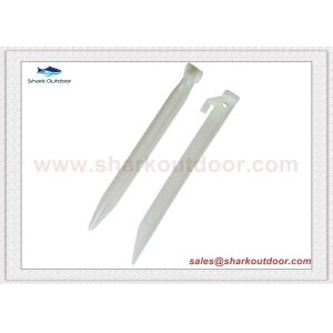 Buy cheap 9 Inch/23cm Plastic Luminous Tent Pegs Glow In The Dark Tent Stake Flat Nail from wholesalers