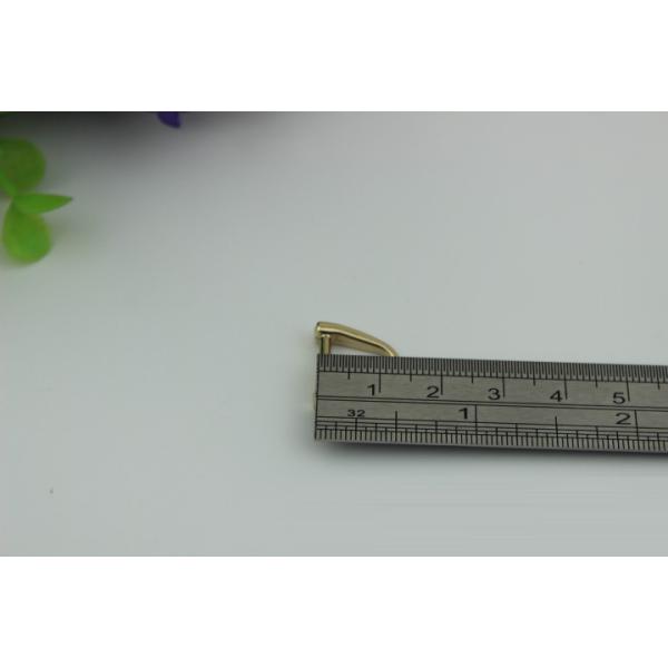 Best fashion gun metal color zinc alloy d ring,11mm metal bag d ring