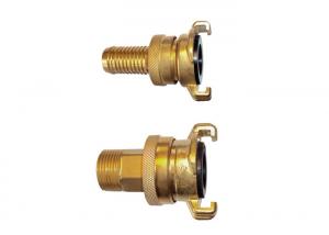 China Heavy Duty Brass Hose Quick Coupling SH Pressure Claw-Lock with Locknut on sale