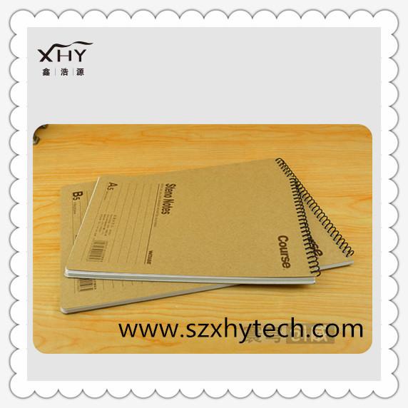 China spiral paper notebook with recycled paper factory