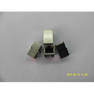 China Tap Up RJ45 with Transformer megabit ethernet magnetic connector jack custom on sale