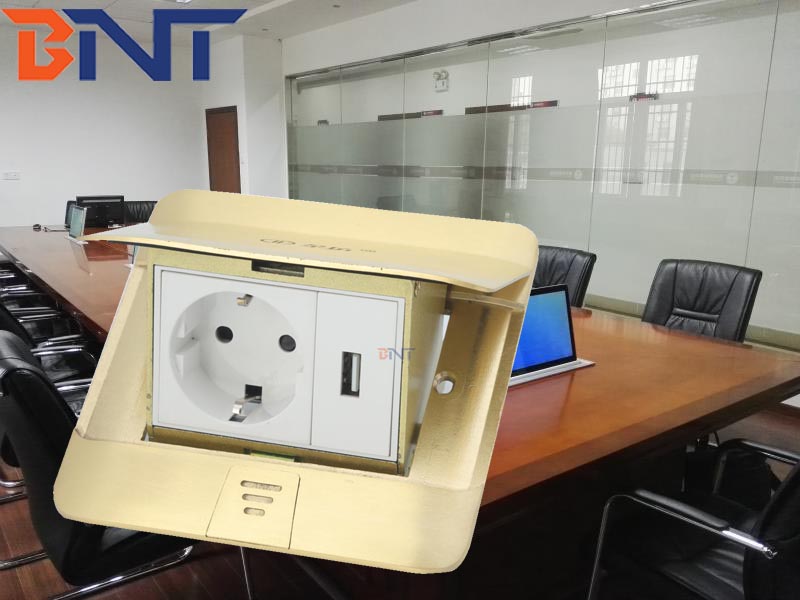 usb connector waterproof design copper floor socket