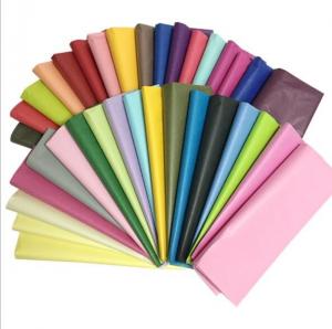China Flexible Decorative Tissue Paper Moistureproof Breathable Thin Colorful Wrapping Paper factory