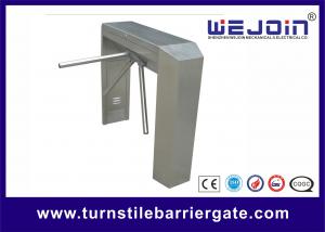 China Indoor / Outdoor Semi - Automatic Turnstile Security Gates With 490mm Arm Length factory