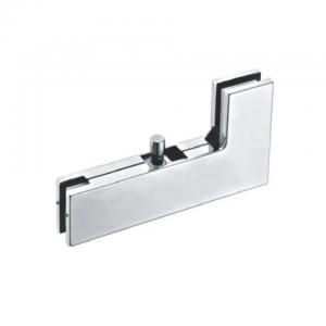 China Stainless Steel 201 Panel Corner L Patch For Frameless Glass Entrance Door on sale