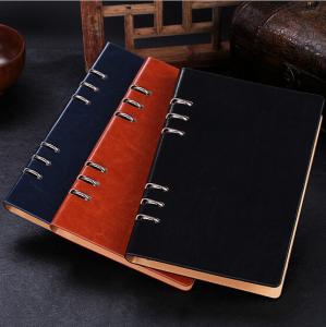 Business gift - Manufacture loose-leaf notebooks 6 ring binder leather agenda LN-005