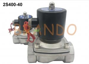 China 2S Series Stainless Steel Electronic Water Solenoid Valve 1-1/2