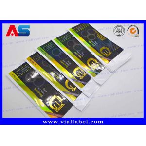 Buy cheap Waterproof Plastic Vials Labels Printing Of Bodybuilding Labeled Vials For Oils from wholesalers