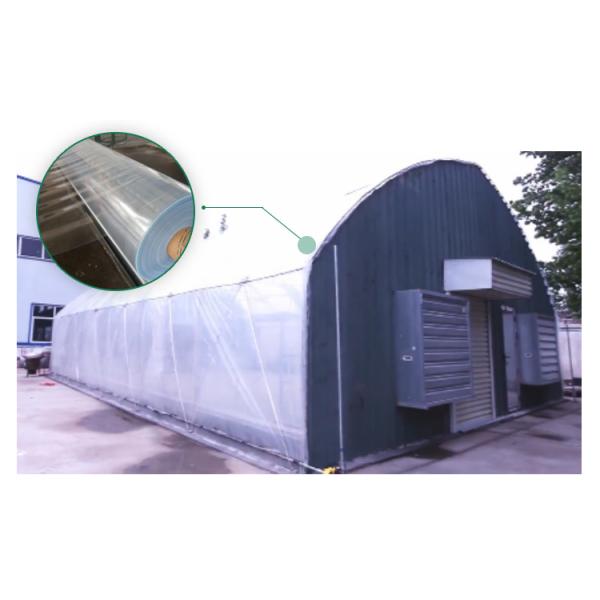 Vegetable Fruits Flowers Agricultural Light Deprivation Greenhouse with Plastic Shed