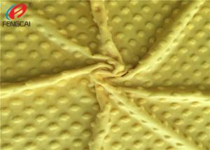 China Super Soft 100% Polyester Baby Blanket Minky Dot Minky Plush Fabric factory