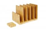 hot selling bamboo book holder brochure holder using office home with factory