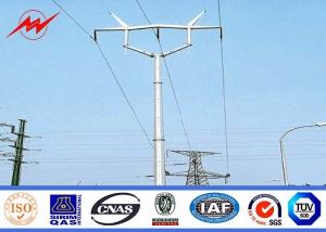 China Metal Power Transmission 3.5m Galvanized Iron Pole on sale