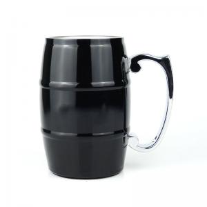 China Stainless Steel Travel 16oz Portable Coffee Mug With A Handle on sale