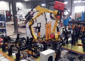 Frame Welding Robots Used In Manufacturing , Industrial Automation And Robotics System