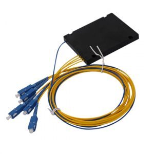 PLC Optical Splitter 1×64 Single Mode PLC Fiber Optic Splitter ABS Box Type with SC Connector(7233209)