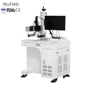 China High Precision Visual Laser Engraving Machine 1064nm High Speed Industrial Marking Machine on sale