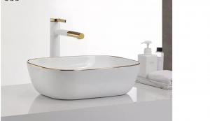 China Upc Table Counter Bathroom Wash Basin Vanity Hand Wash Basin Polished factory
