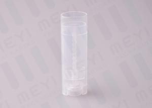 China Transparent Oval Lip Balm Tubes , 4.5g Cute Mini Eco Tube Lip Balm Packaging  on sale