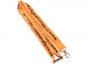 China Wholesale Flat Polyester Lanyard Hot Sell Style Commonly Used factory