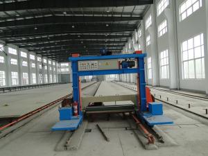 China Horizontal Long Sheet Foam Cutting Machine For Rigid PU Foam 60m/Min on sale