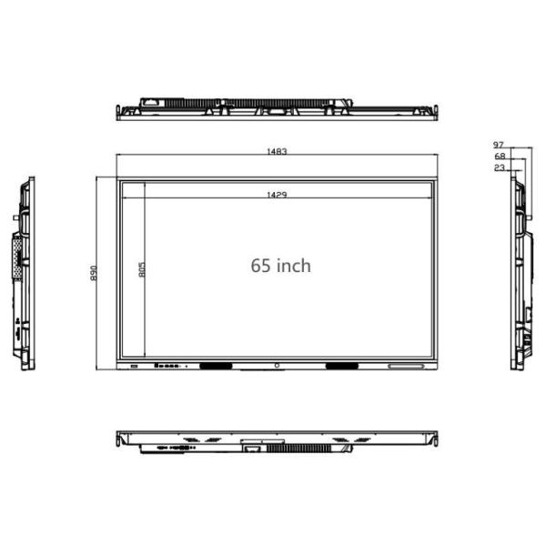 65 inch Interactive Flat Panel Smart TV Multi Touch Screen （Entry-level）