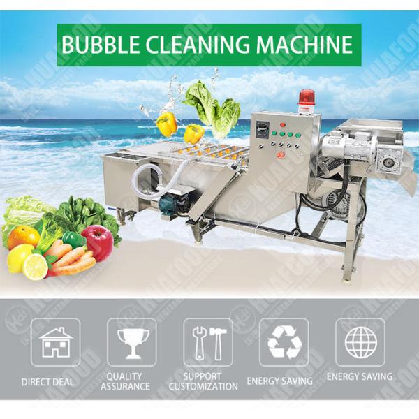 SUS304 Fruit And Vegetable Washing Machine Grape Cleaner Machine