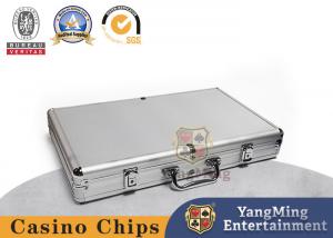 China Texas Holdem Blackjack Poker Chip Set Gambling With Carrying Case on sale