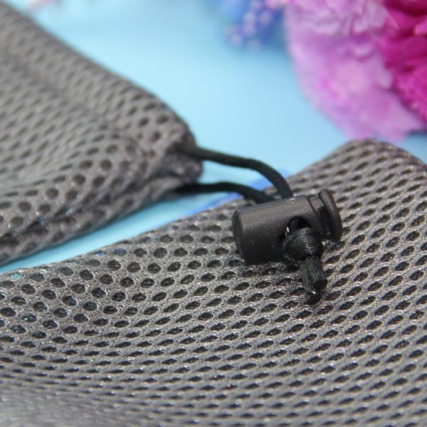 China Foldable White Laundry Mesh Wash Bag With Colorful Zipper